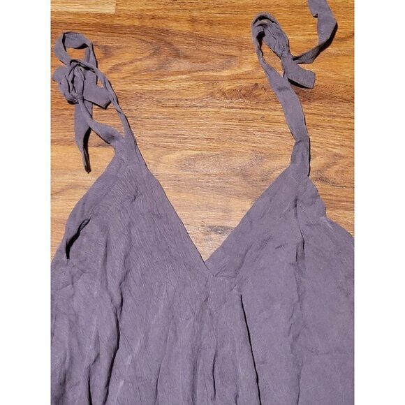 Salaam Made In USA Dusty Purple Harum Oversized Overalls‎ Jumper OSFA - Picture 3 of 4